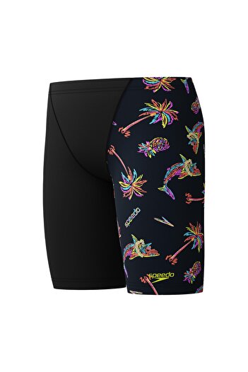SPEEDO V Cut Jammer Boy's Swimsuit (Black)