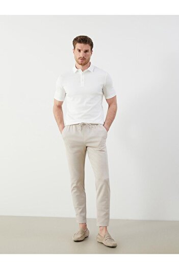 LC Waikiki Basic Men's Trousers with Tie Waist