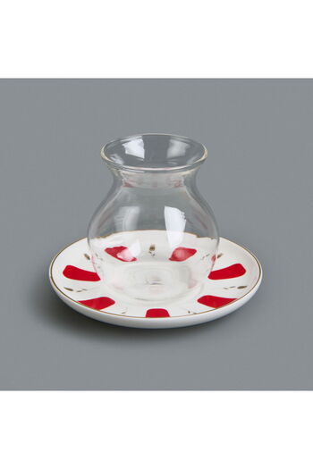 MATMEL Filiz 12 Piece Glass Tea Set - Colored - 210 ml