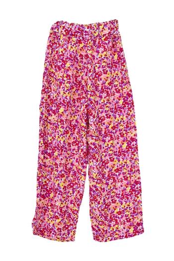 BAGLAN Girls' Printed Wide-Leg Elastic Lace-Up Trousers Bgl-St04625