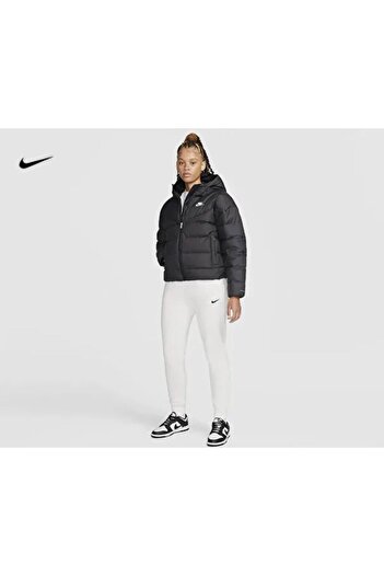 Nike Giyim Mont Kaban W Nsw Sf Dwn Wr Hd Jkt