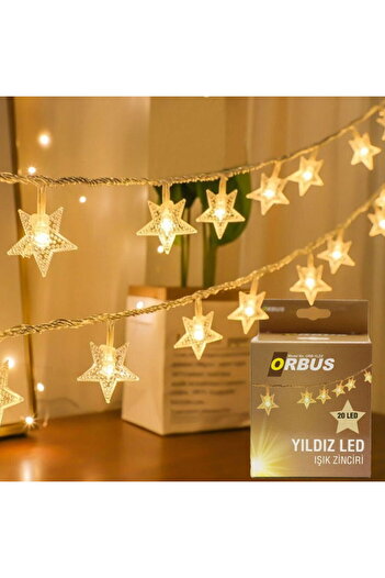 ORBUS Star Led Light Chain - Transparent - 2.1 m