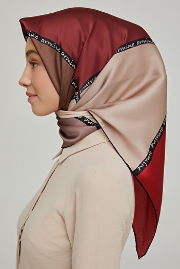 Armine Armi̇ne Silk Scarf 8600D (Twi̇ll) (Nostalji̇)-32