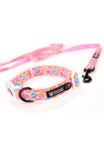 Famous Frenchie Dog collar, Famous Frenchie, Donut Mania
