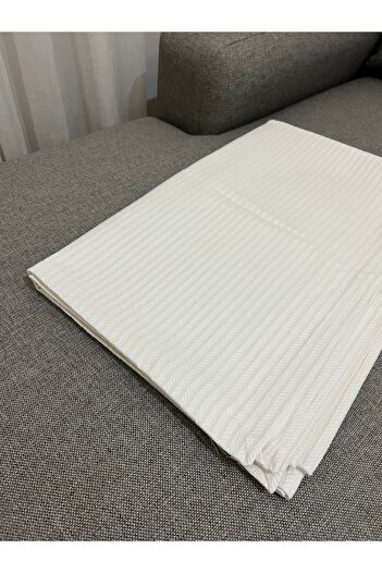 Renk Tekstil Örgü Dokulu Pike Tek Kişilik %100 Doğal Pamuk - 160 X 230
