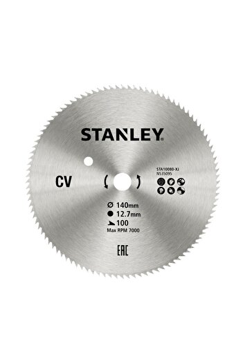 Stanley - Circular saw blade 140x12.7mm, 100 teeth [STA10080-XJ]