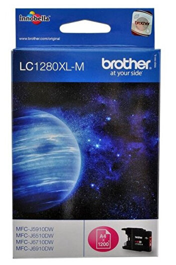Brother Original Brother LC1280XL M Ink Cartridge, Magenta, 1200 pages