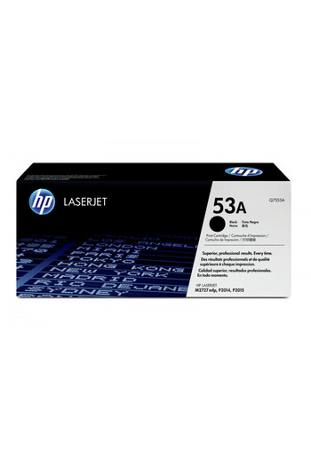 HP Original HP 53a / Q7553A Toner Cartridge, Black, 3000 pages