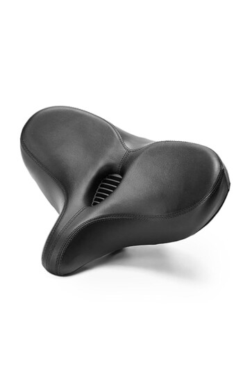 Asroya Bicycle Ultra Wide Comfortable Soft Spring Saddle Seat Bike Seat Saddle 32X28