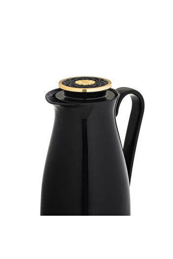 Alaska Alaska Thermos, Black with Gold, 1 Liter