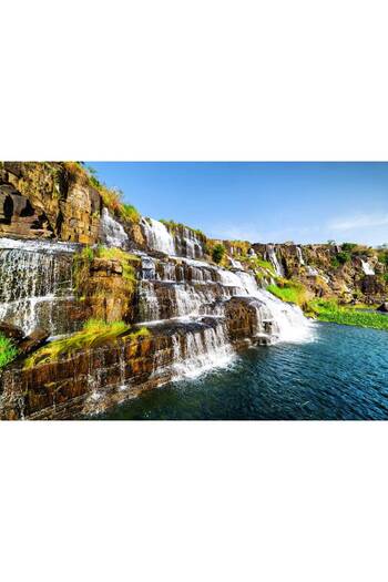 media Self-adhesive and washable wall mural Waterfall in Vietnam, 270 x 200 cm