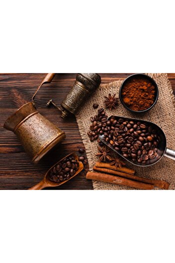 media Photo wallpaper Composition68 Coffee, rustic arrangement4, 300 x 200 cm
