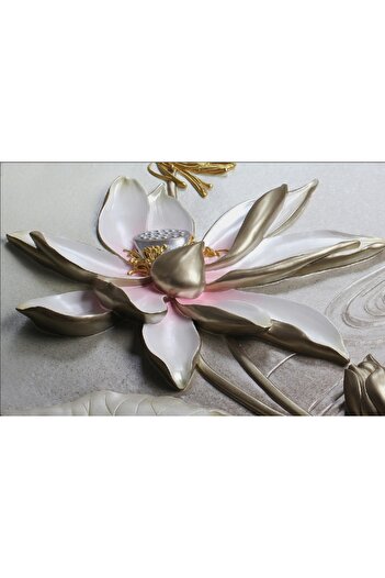 media Metallic Water Lily Wallpaper, 250 x 200 cm