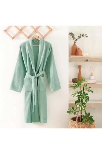 Taç Taç Shalyaka Cotton Bathrobe L/Xl Mint Green