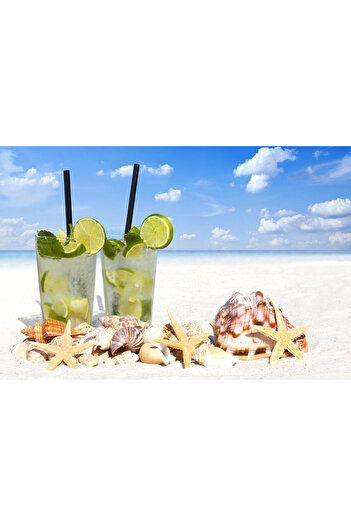 media Photo wallpaper Cocktail and seafood, 250 x 200 cm