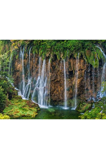 media Self-adhesive and washable wall mural High waterfall, 220 x 135 cm