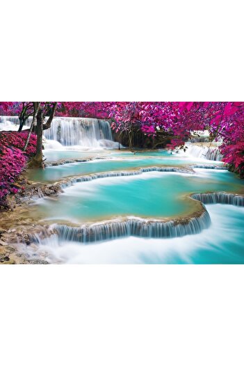 media Turquoise waterfall wallpaper, 250 x 200 cm