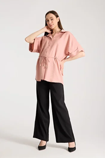 Işşıl Işşil Y0024-Bat Sleeve Maternity Clothing Tunic-Jacket