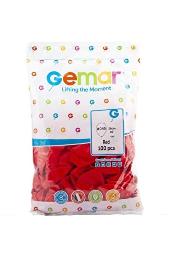 KentOyuncaK Red Colored Balloon 26 cm 100 Pieces