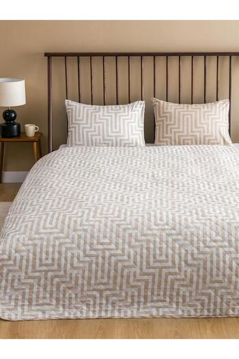 LC Waikiki Striped Patterned Double Bedspread
