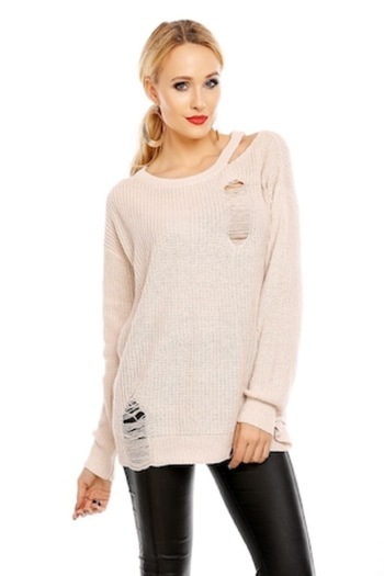 Gosse Women's Sweater Rupture Ashley, White, One Size