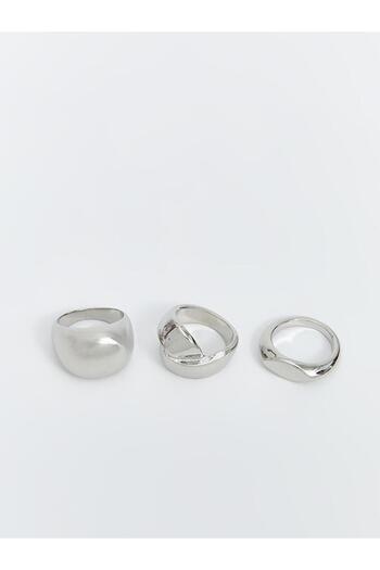 LC Waikiki Gray Women's Ring Set 3 Pieces (S5)