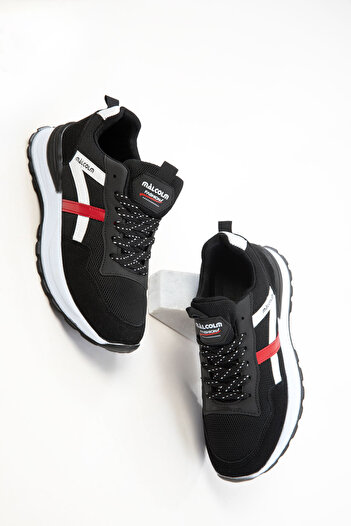 SOHO Siyah-Beyaz-Kırmızı Erkek Sneaker 20630
