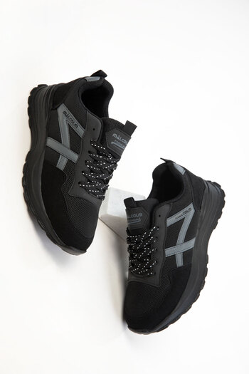 SOHO Schwarz-Schwarzer Herren-Sneaker 20630