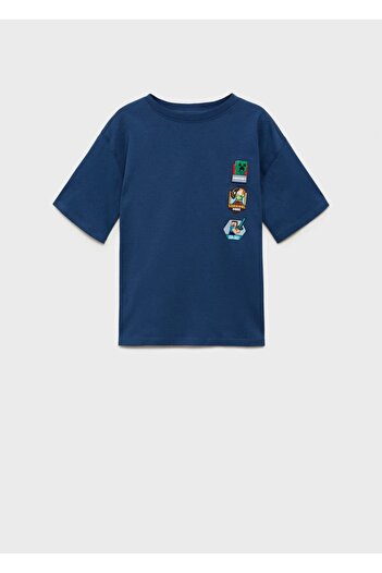MANGO Kids Minecraft Cotton T-Shirt