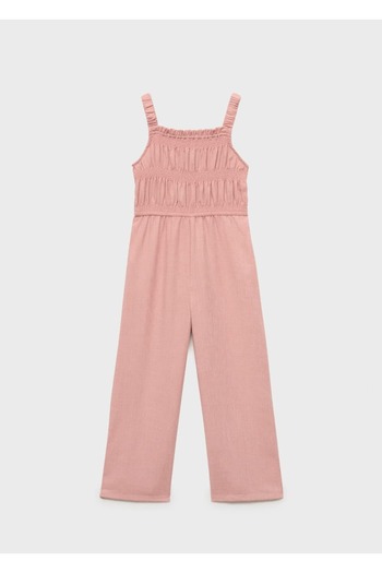 MANGO Kids Gathered long jumpsuit