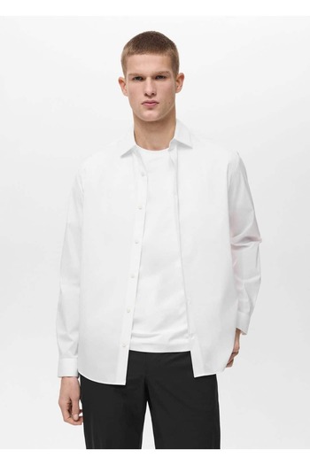 MANGO Man Πουκάμισο Comfort stretch χωρίς σιδέρωμα