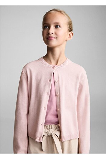 MANGO Kids Cotton Cardigan