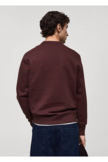 MANGO Man Regular kesim pamuklu sweatshirt