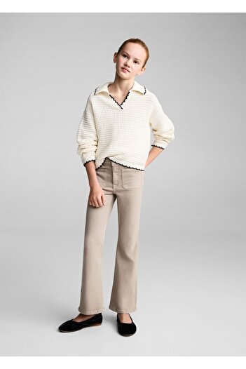 MANGO Kids Flare Leg Pocket Jean Pants