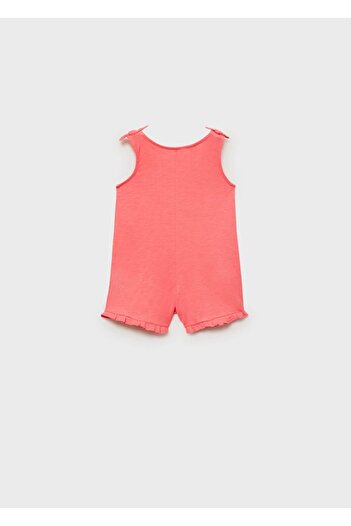 MANGO Baby Short Jumpsuit with Vine Details
