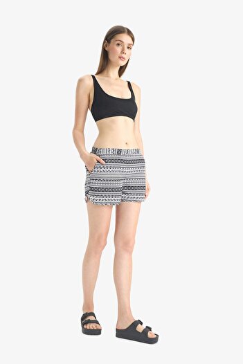 DeFacto Meeresshorts mit ethnischem Muster – Fall in Love T5232AZ25SM