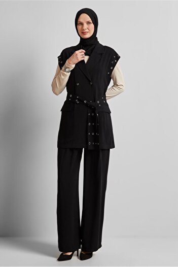 Alvina Belted Trousers Suit 45382