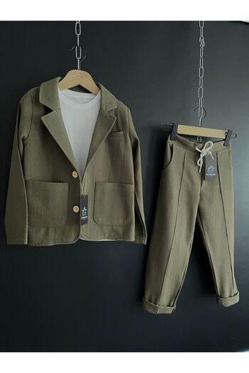 STAR GOGO KİDS Boy's Linen Suit