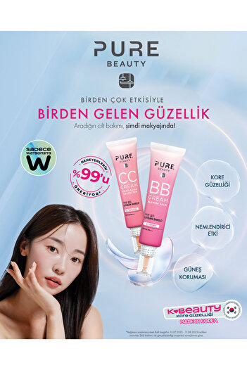 PURE BEAUTY Cc Krem Spf50 Pa Ivory 30 ml