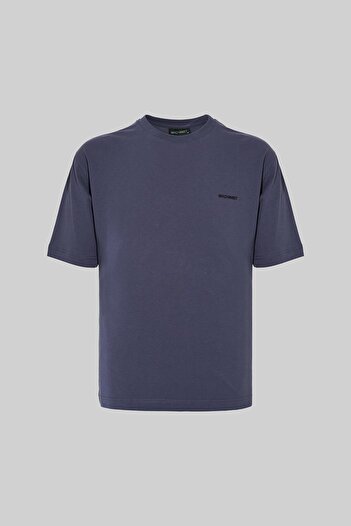 Machinist Relaxed Basic Thin Cotton T-Shirt Smoked