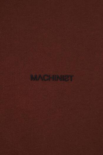 Machinist Men's Basic Relaxed Thin Cotton Chocolate T-Shirt