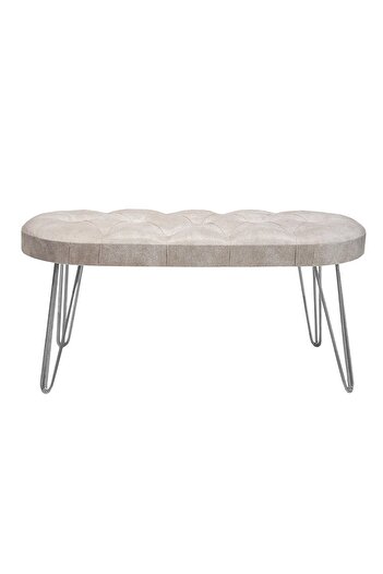 Zem Louca Bench, Kırık Beyaz Silver