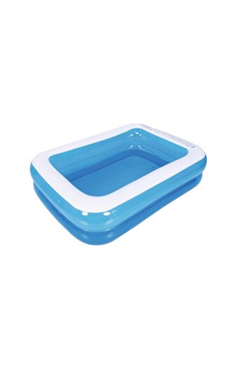 OEM Family inflatable pool, 197x143x49 cm, capacity 440 l, blue and white