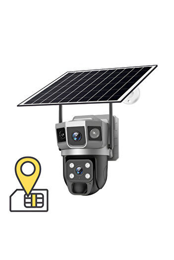 Koopsio Camera Supraveghere 4g , Alimentare Solara, Protectie Ip66, Baterie 8000mah
