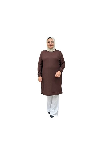 Sevda Kılınç Plus Size Wrap Tunic