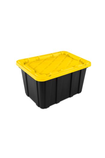 Sterilite Snap-On Locking Heavy Duty Industrial Storage Tote 102 Liter