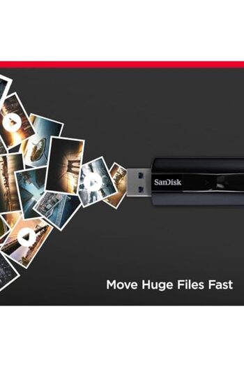 SanDisk محرك أقراص فلاش USB 3.2 ذو الحالة الصلبة Extreme PRO سعة 256 جيجابايت - بسرعة تصل إلى 420 ميجابايت/ثانية، مصنوع من معدن الألومنيوم المتين