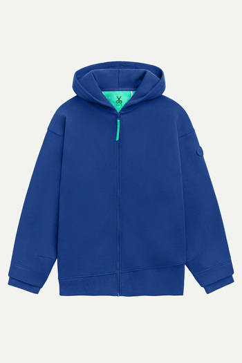 KAFT Unisex Zippered Oversize Hoodie Sweatshirt - Zipoc - Comet