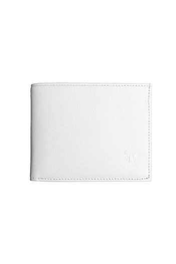 Toro Nero Men's wallet made of white genuine leather V.i.p