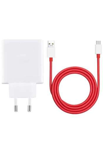 Oneplus Încărcător de rețea SUPERVOOC, încărcare rapidă, 100W, USB, cablu USB-C, alb